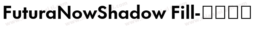 FuturaNowShadow Fill字体转换